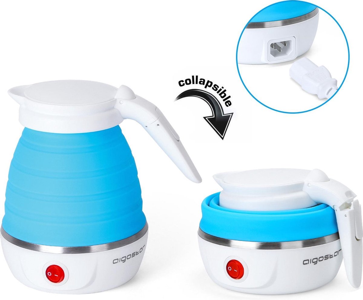Aigostar Sapphire 30LDC Travel - Inklapbare reiswaterkoker - 600 ml - 750W
