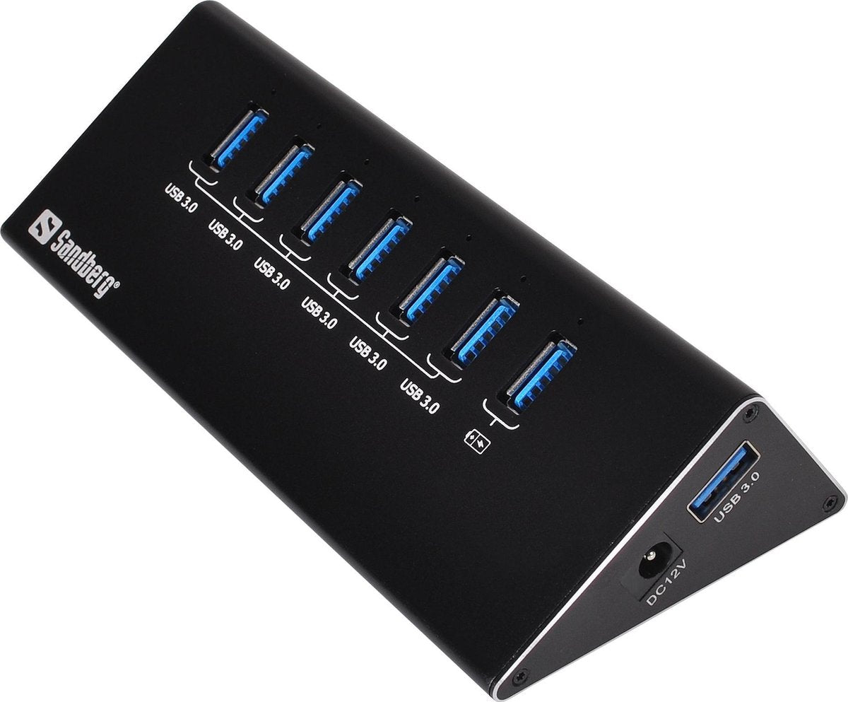 Sandberg USB 3.0 Hub 6+1 ports