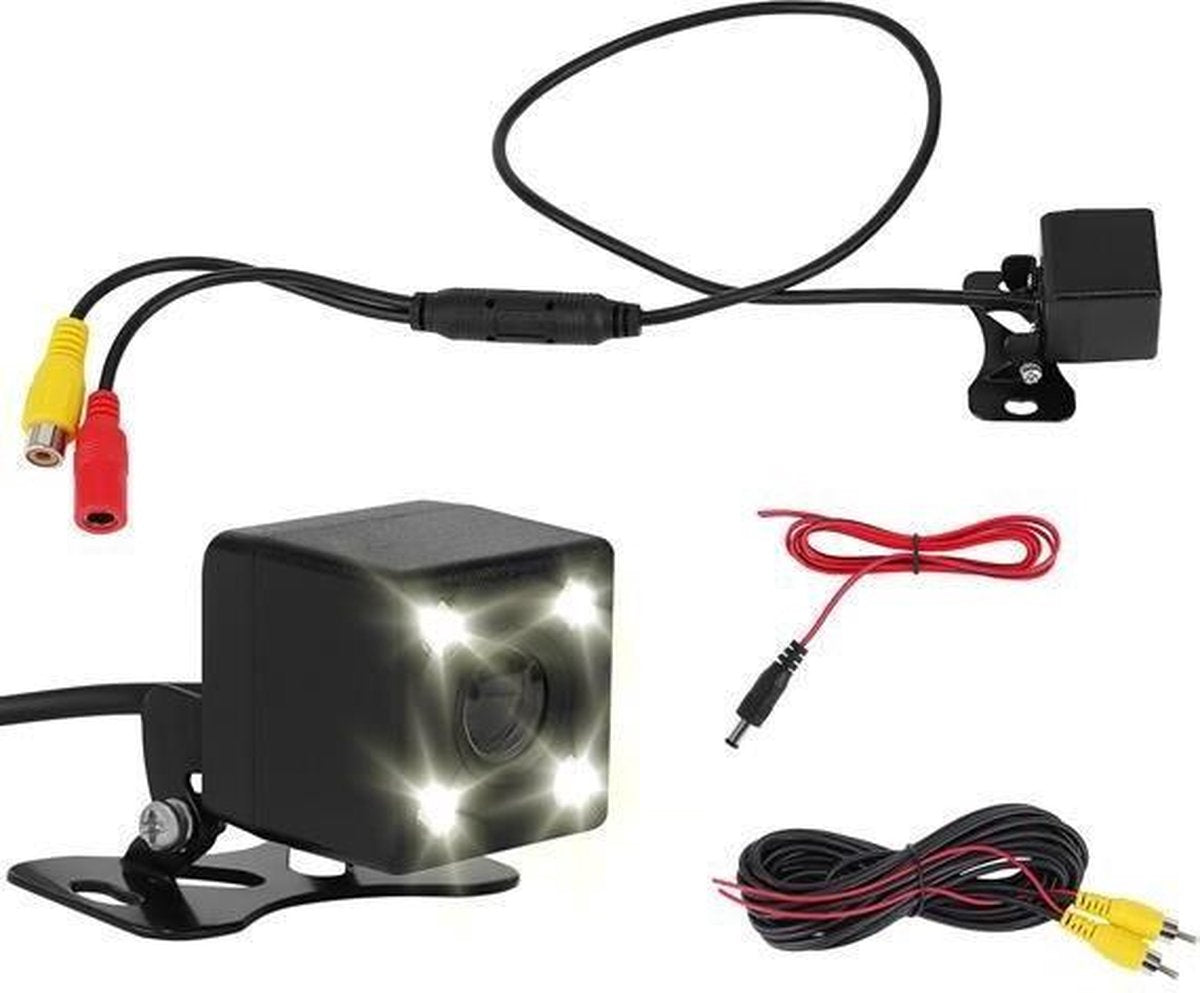 A&K Mini Achteruitrijcamera - Auto Kentekenplaathouder met Nachtzicht Camera