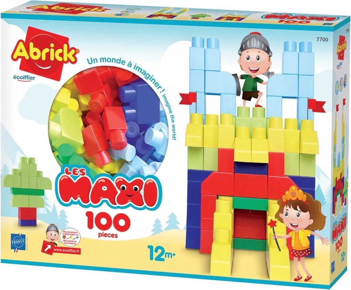 écoiffier Abrick Maxi Bouwblokken 100-delig - Constructiespeelgoed