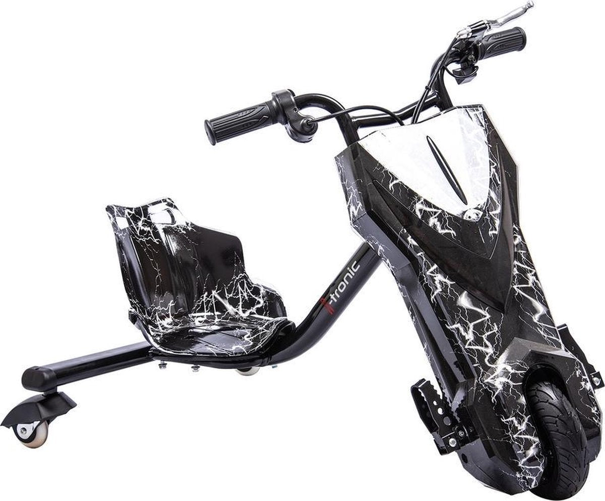 Elektrische Drift Trike Kart 250W 36V Bliksem Zwart