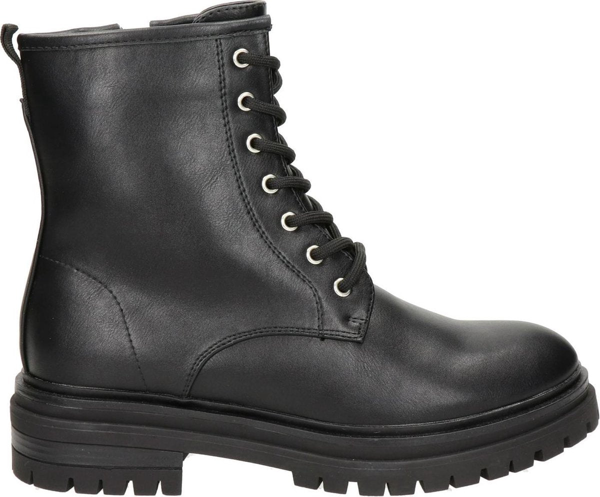 Dolcis dames veterboot - Zwart - Maat 41