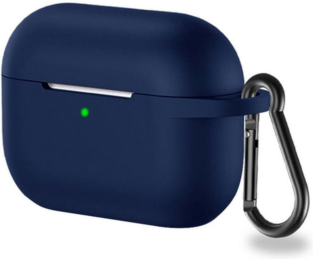 Teleplus Apple Airpods Pro Hooked Silicone Case Navy Blue hoesje