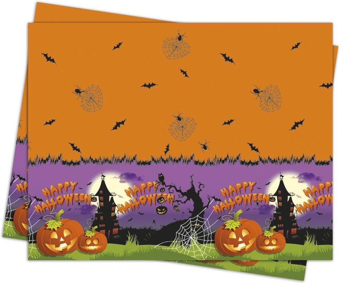 Procos Tafelkleed Spooky Halloween Multicolor 140 X 214 Cm