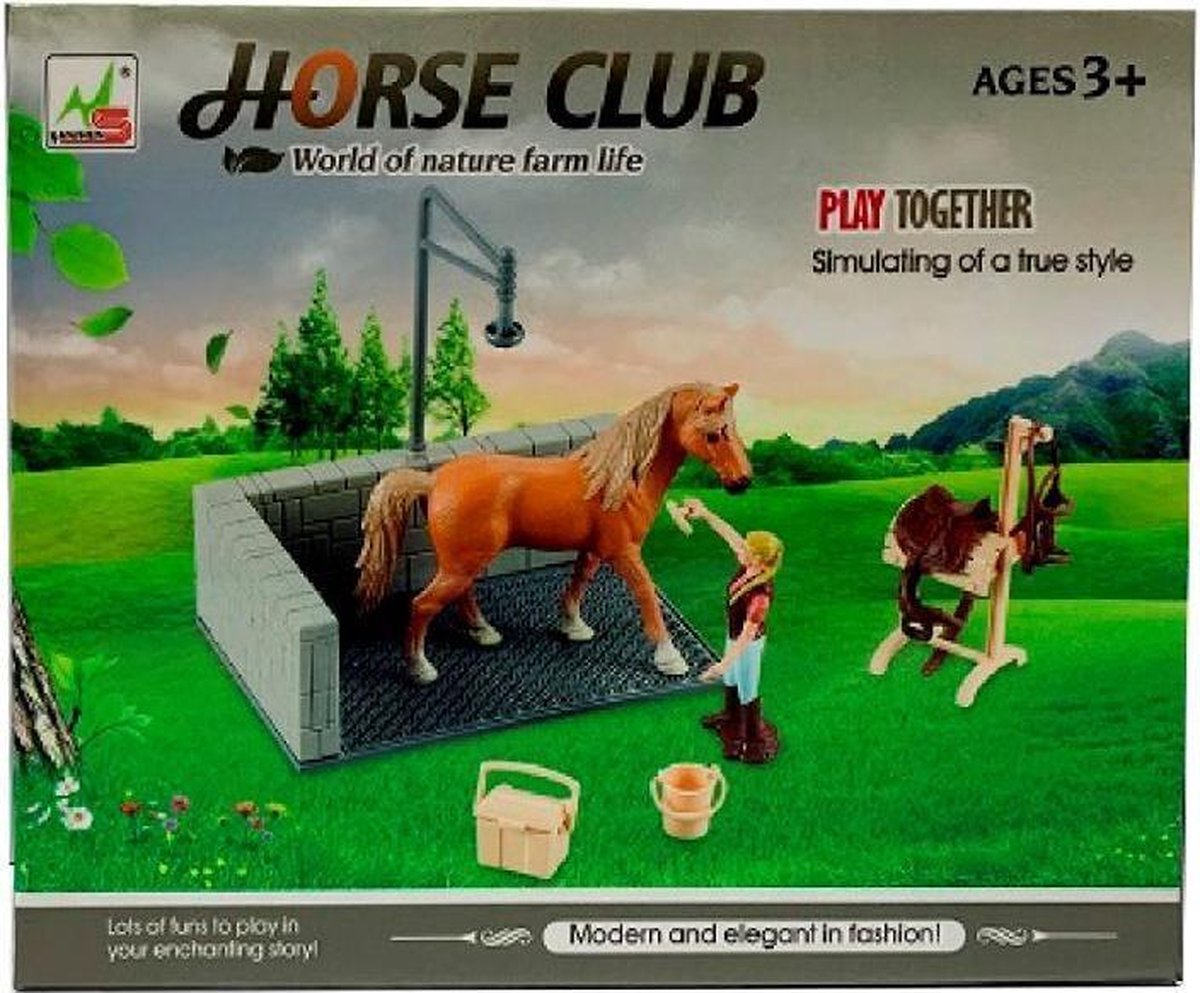 Horse Club Paardenwasbox Speelset