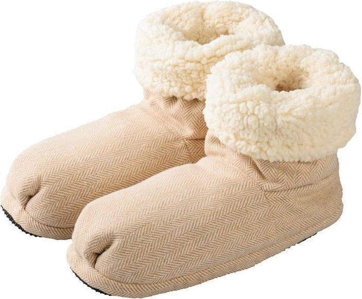 Warmies Warmtepantoffels Dames Beige Maat 37-41