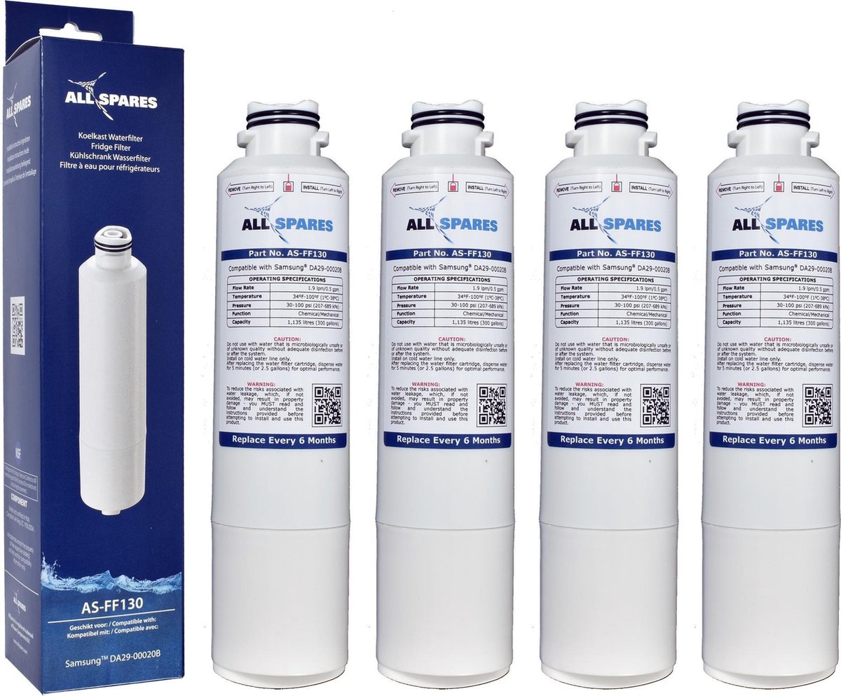 Samsung DA29-00020B / HAFCIN Waterfilter - Koelkast Waterfilter van AllSpares - 4 Waterfilters
