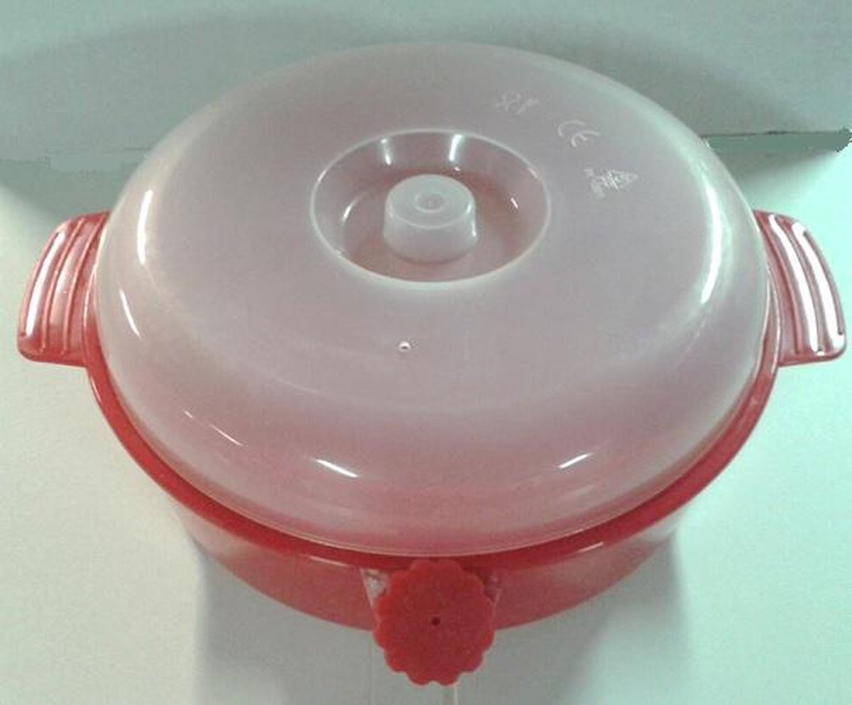 Vitility Warmwaterbord - Ø 22 cm - 1-vaks - Rood