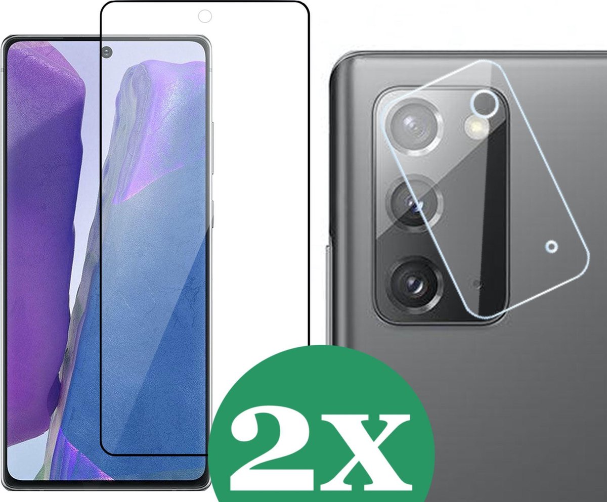 Samsung Note 20 Screenprotector - Samsung Galaxy Note 20 Screen Protector en Samsung Note 20 Screenprotector Camera - 2 Stuks