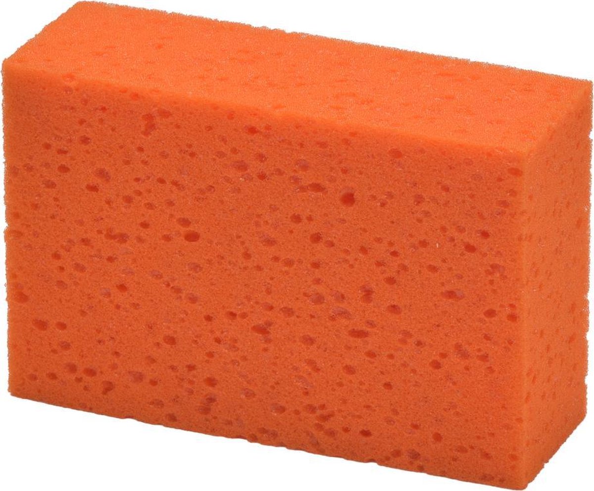 Spons Strong - 15 x 10 x 5cm - Oranje