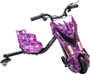 Elektrische Drift Trike Kart 250W 36V Sky Paars