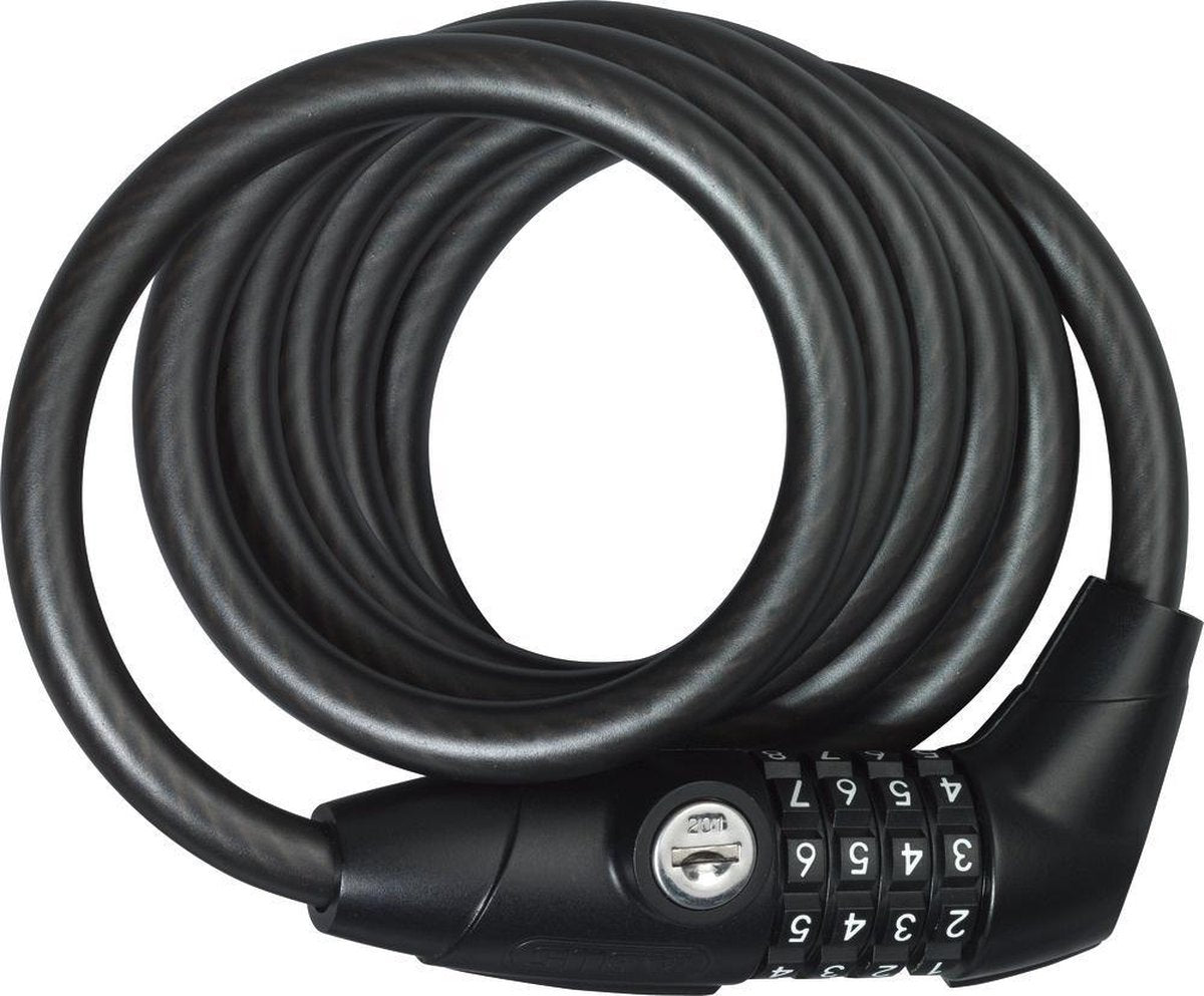 Abus Combo Lite 1650/185 - Kabelslot - 185 cm - Zwart
