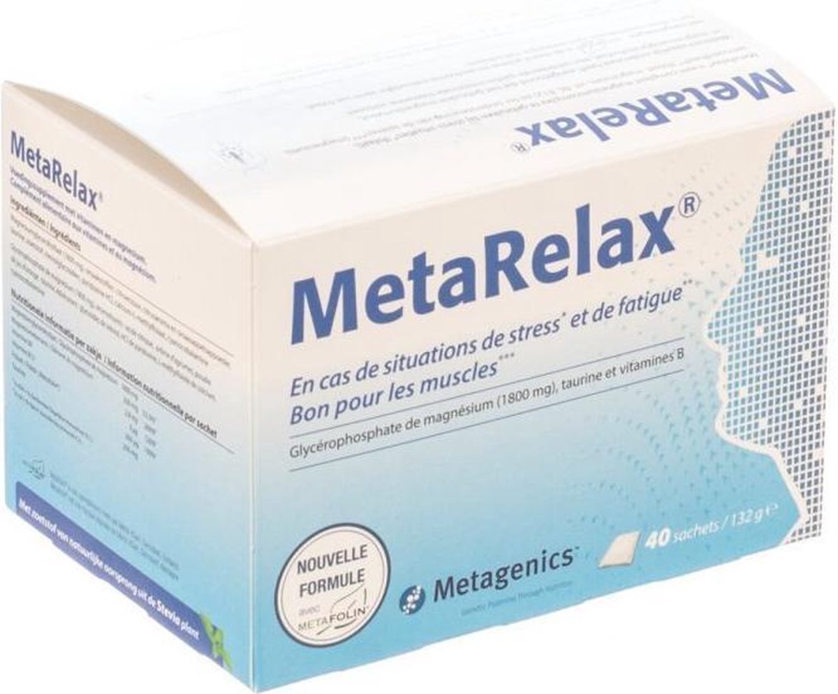 Metagenics Metarelax Zakjes - 40 stuks - Voedingssupplement