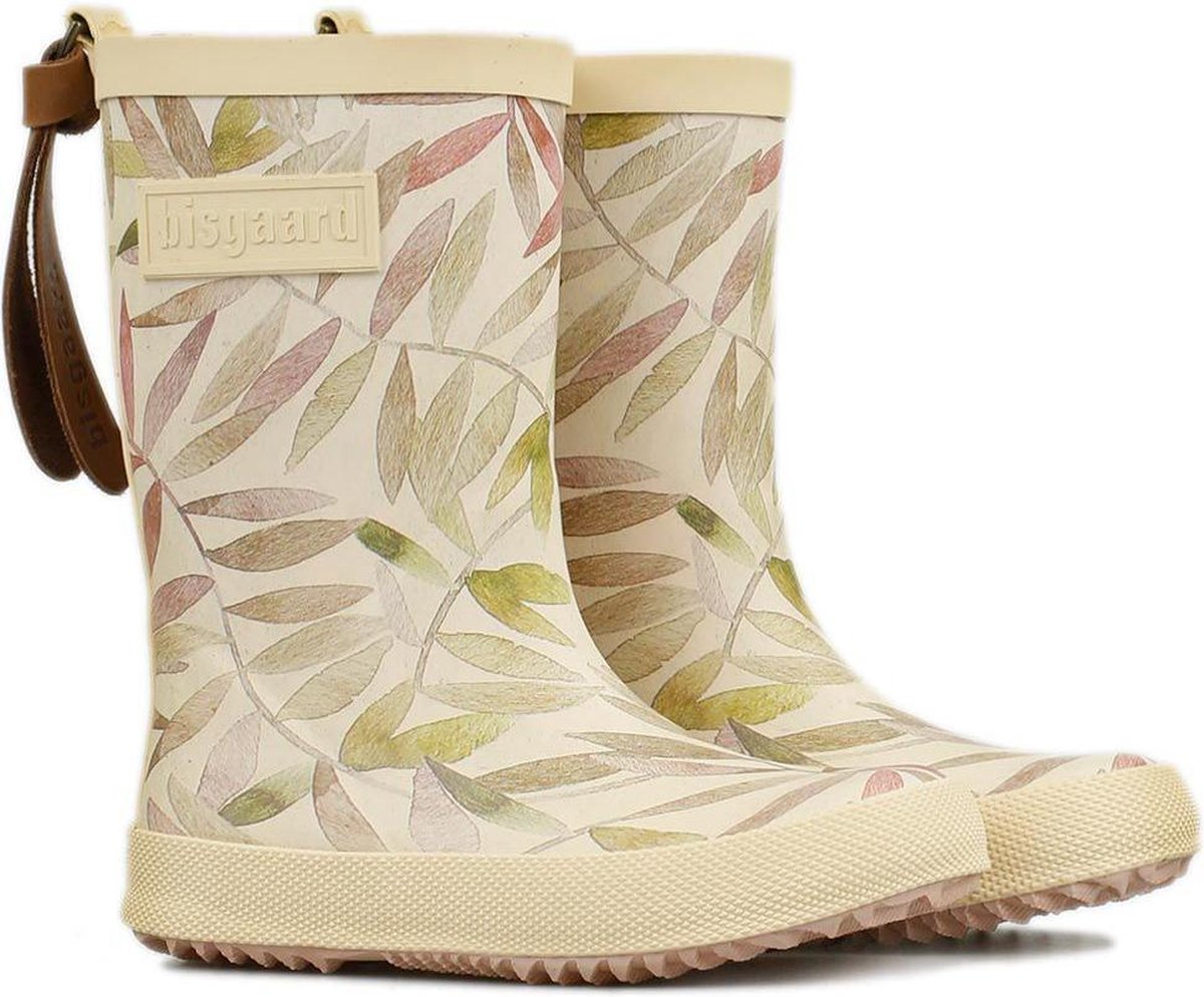 Bisgaard regenlaarsjes Beige Leaves-36