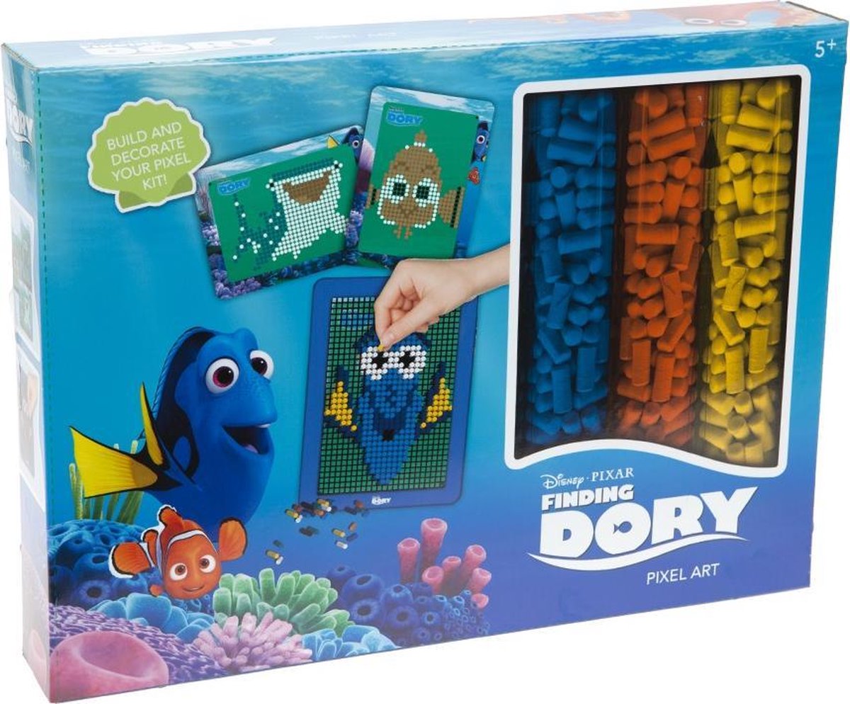 Slammer Finding Dory Pixel Art Insteek Mozaïk