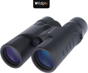 Wildpix Bird Viewer - Gasgevulde Waterdichte Verrekijker 8X42 Zwart - Complete kijker met draagriem en draagtasje - Ook voor brildragers