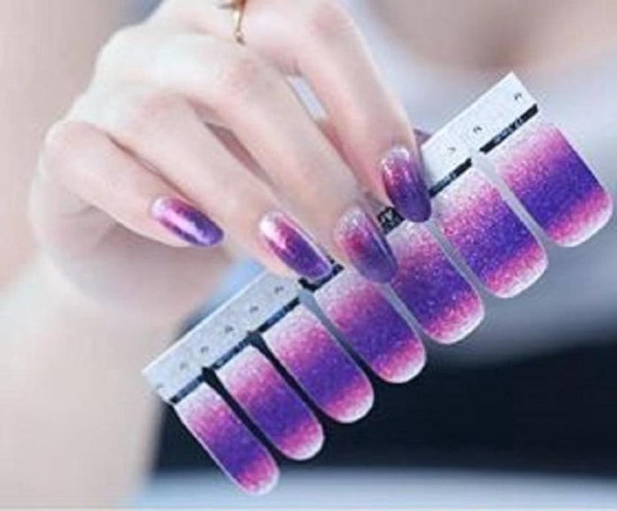 Bibbi4you Nagel sticker paars lila