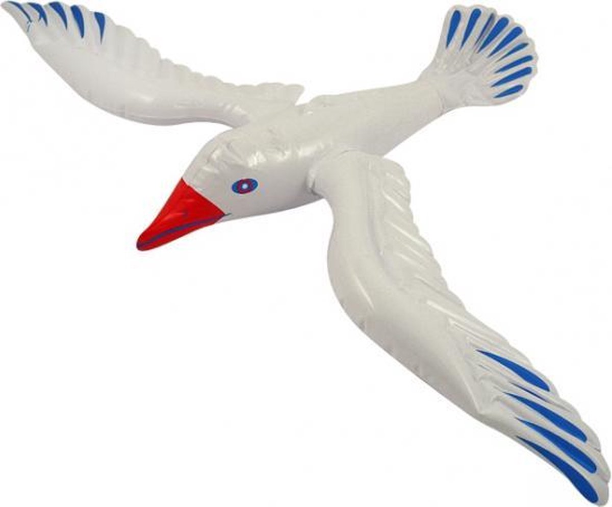 Opblaasbare meeuw vogel 76 cm - opblaasdier