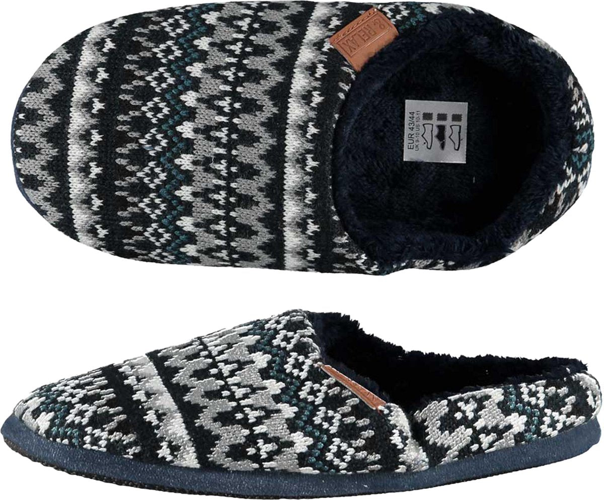 Apollo Heren Sloffen - Blauw - Maat 41/42