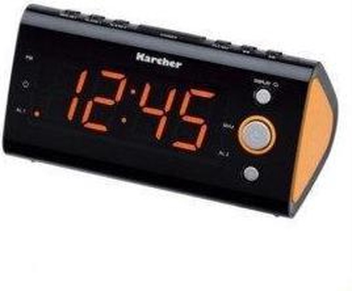 Wekkerradio oranje Karcher UR 1040-O