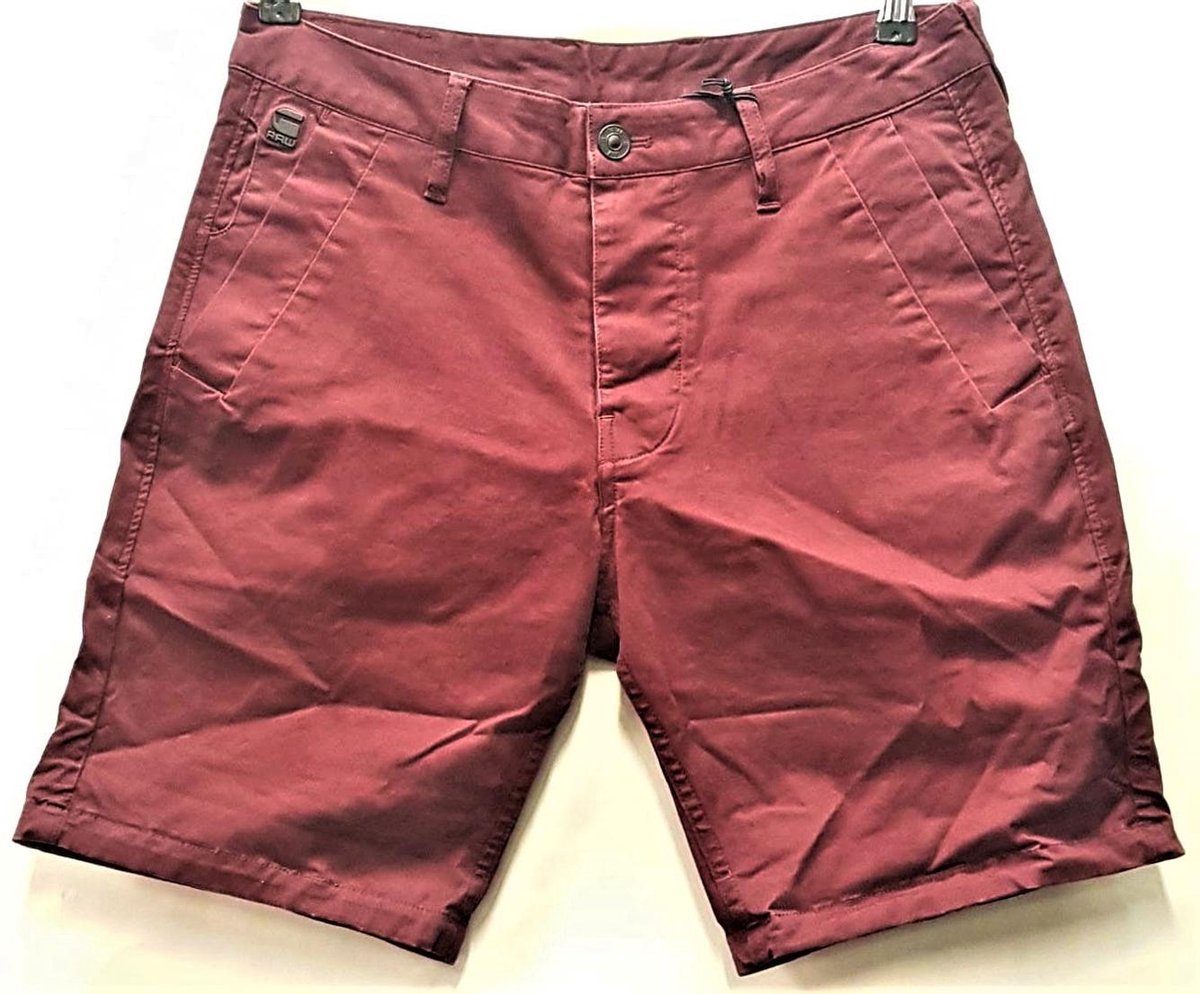 G-Star Raw Broek Kort Rood Maat 31