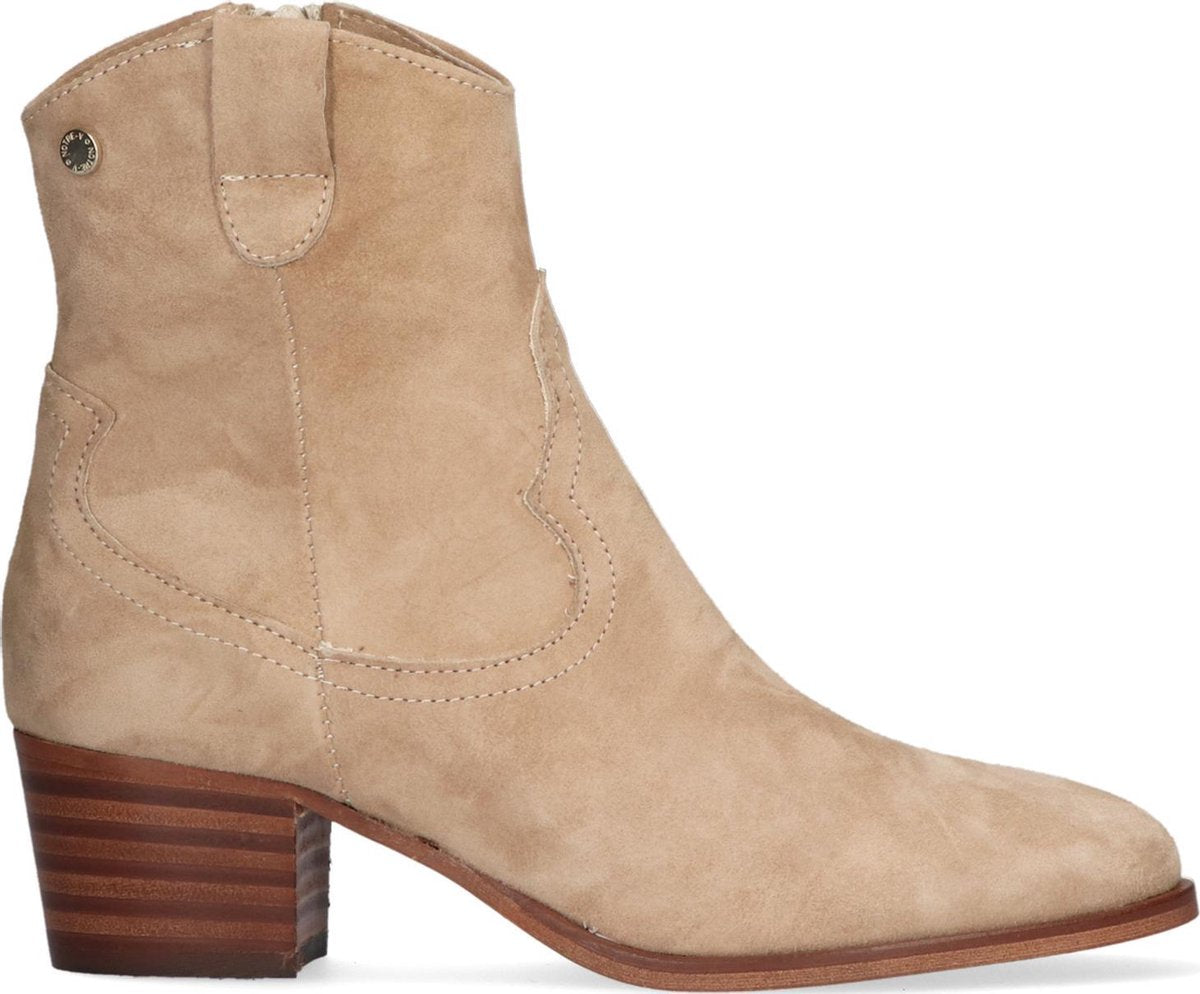 Notre-V Dames Enkellaarsjes 205011\07 - Beige - Maat 40