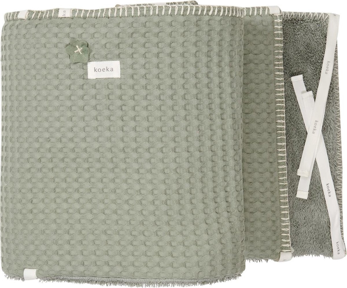 Koeka Bedbumper / parkomranding Amsterdam - 180x30 shadow green