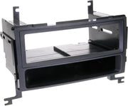 1-DIN Paneel met aflegbakje. Hyundai Santa Fé 2007-2012 Kleur: Zwart