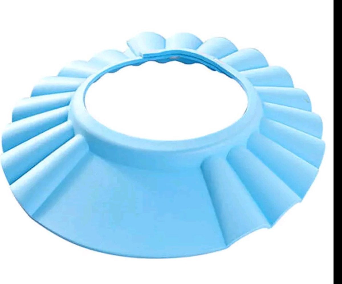 Douchekapje - Douche Shower Cap - Douche Kap - Baby / Kind Haarwas Hulp Kap - Douchecap Blauw