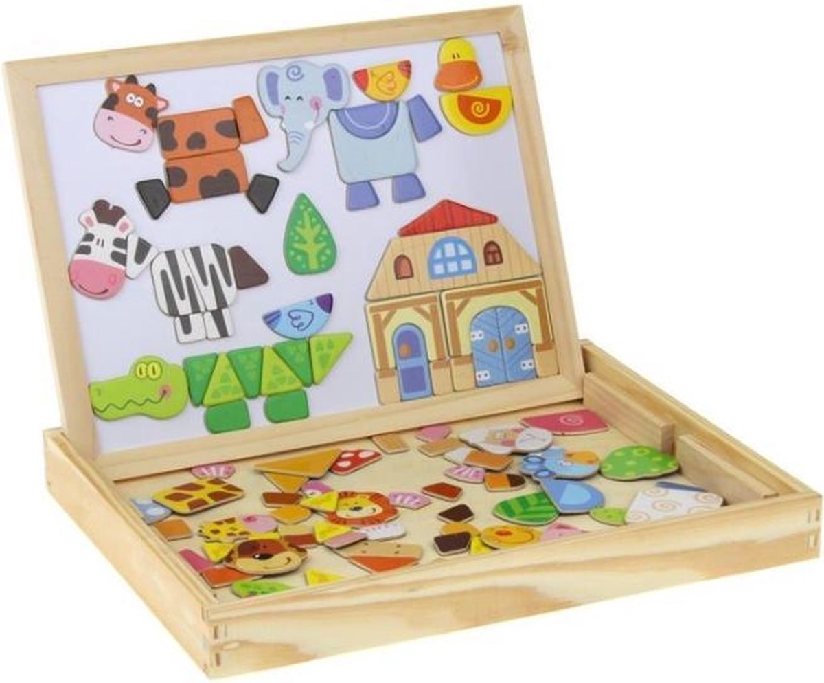 Krijtbord Tekenbord Magnetisch Voor Kinderen Peuter v.a. 3 Jaar - Schoolbord
