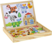 Krijtbord Tekenbord Magnetisch Voor Kinderen Peuter v.a. 3 Jaar - Schoolbord