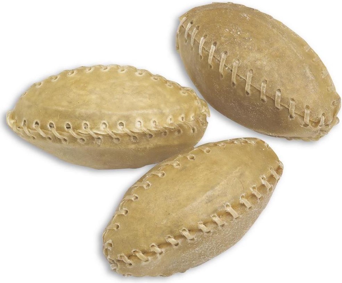 3 x Kauwbot Rugbybal 200 gram Natuurlijke Snack Hond Hondensnacks Rugby Bal Kauwsnack Goedkoopste