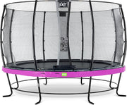 Trampoline EXIT Elegant - ø366cm met net Economy - paars