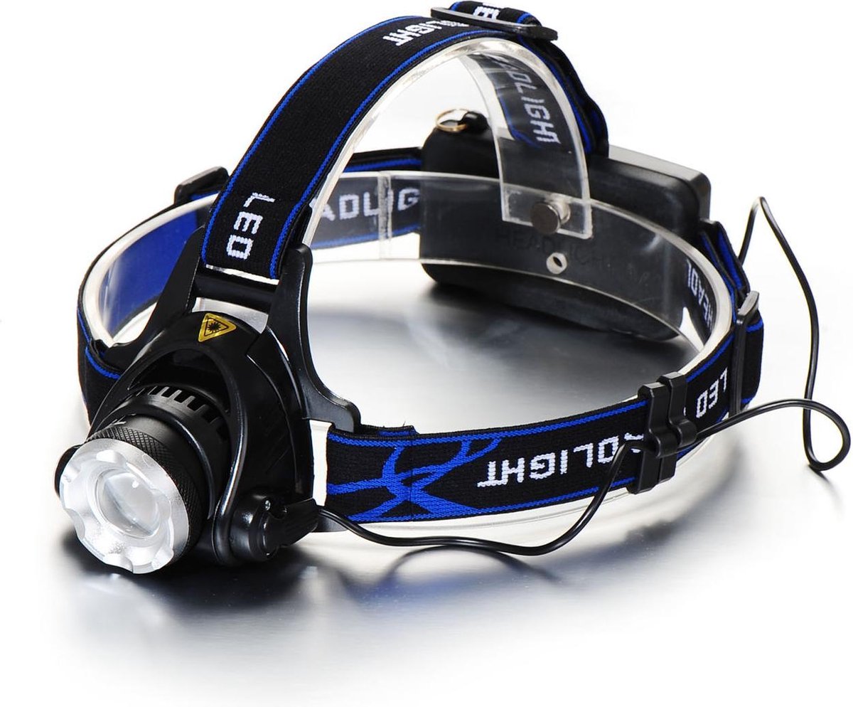 1200Lm CREE XM-L T6 LED hoofdlamp - fietslamp - wandellamp (2x 18650 batterij niet inbegrepen)