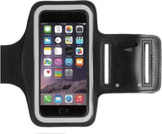 Drphone Sportband Armband iPhone 7 Plus/6s Plus / S6 Edge Plus / S7 Edge Sportband -  Extra Stevige Kwaliteit Zwart