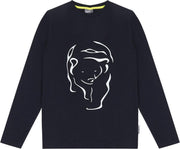 Vinrose - Longsleeve Ijsbeer - Total Eclipse - 98/104