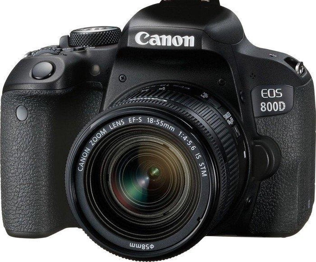 Canon EOS 800D + EF-S 18-55mm - Zwart