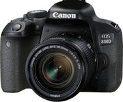 Canon EOS 800D + EF-S 18-55mm - Zwart