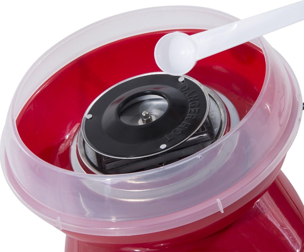 HOMdotCOM Suikerspinmachine rood