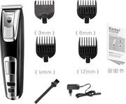 Kemei KM-PG102 - Tondeuse - Baardtrimmer - Lichaam en Haar - Japanse Snijblad
