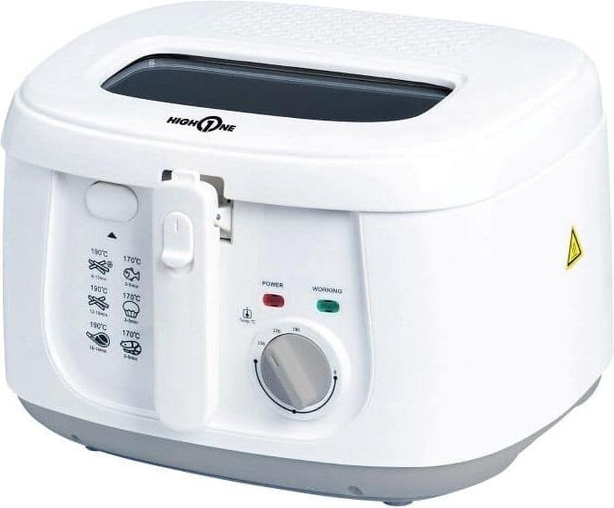HIGH ONE HO-FP225B - Friteuse - 1800W - eenvoudig