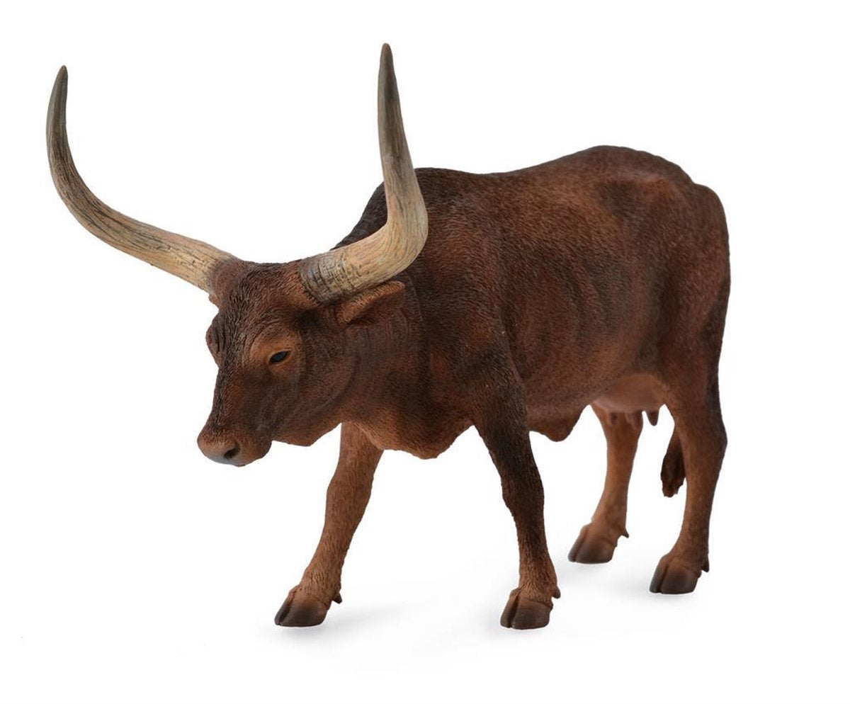 Collecta Boerderijdieren: Watusirund 13 Cm Donkerbruin