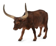 Collecta Boerderijdieren: Watusirund 13 Cm Donkerbruin