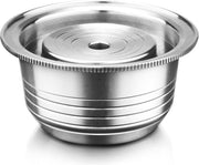 MaxiQualis® Hervulbare Nespresso VERTUO(Niet voor ORIGINAL) Koffiecapsule - Hoogwaardig Voedingskwaliteit RVS - CNC Precisie – Geld Sparend – Zeer Milieuvriendelijk - Mug(230ml