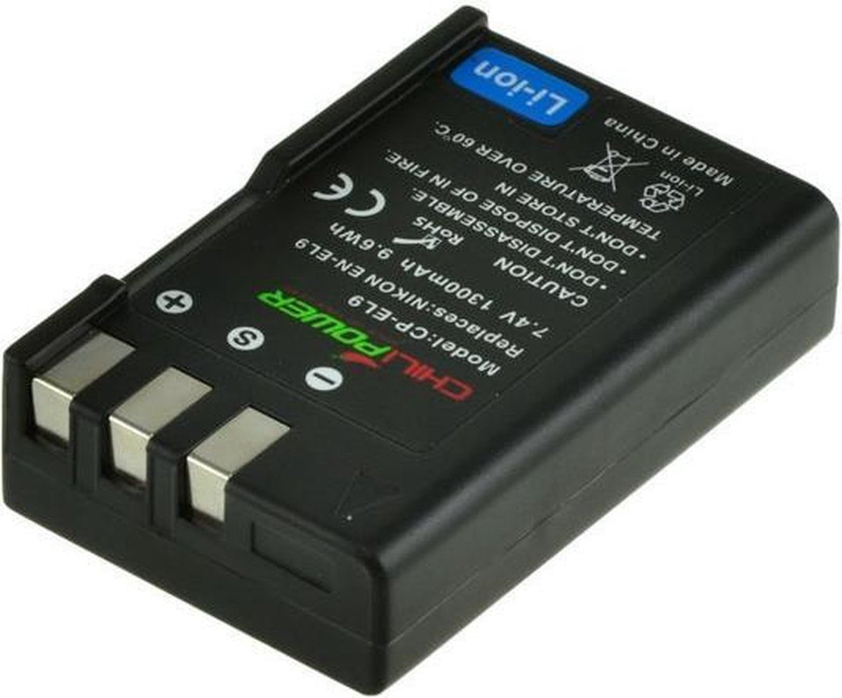 ChiliPower camera accu Nikon EN-EL9