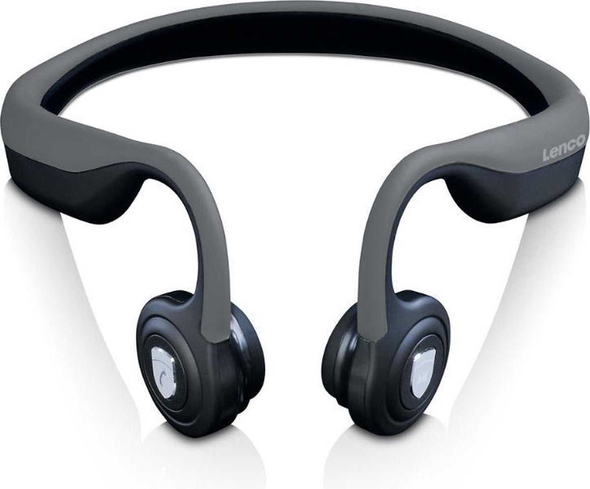 Lenco HBC-200 - Bluetooth koptelefoon met bone conduction - Grijs