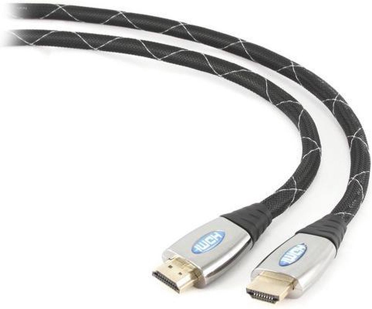 Gembird - 1.4 High Speed HDMI - 1.8 m - Zwart/Wit