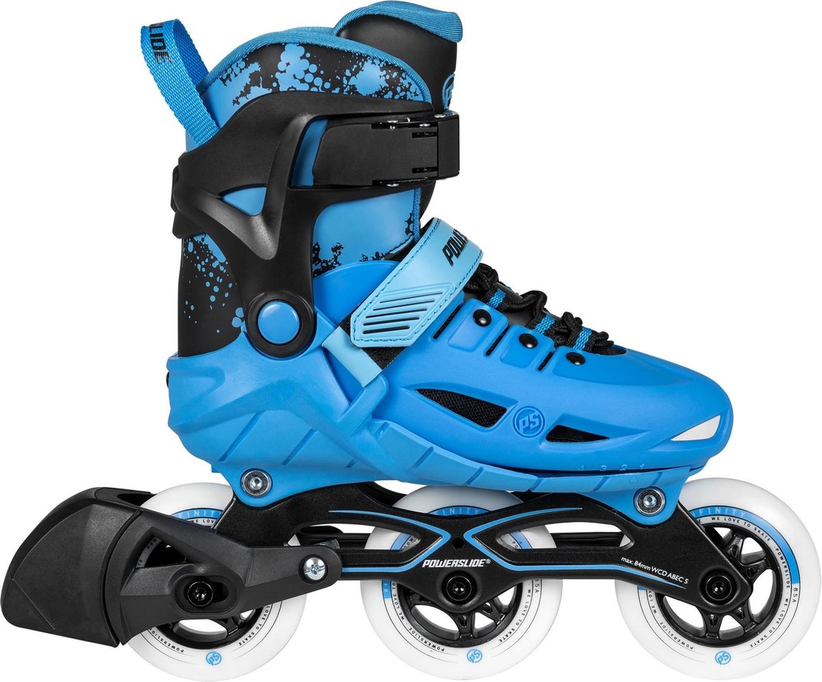 Powerslide Phuzion Inlineskates - Maat 37-40 - Unisex - blauw/ zwart