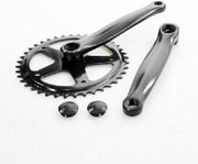 Hzb crankset / kettingwiel staal 40t 1/8 + 3/32 170 mm -1 mm zwart