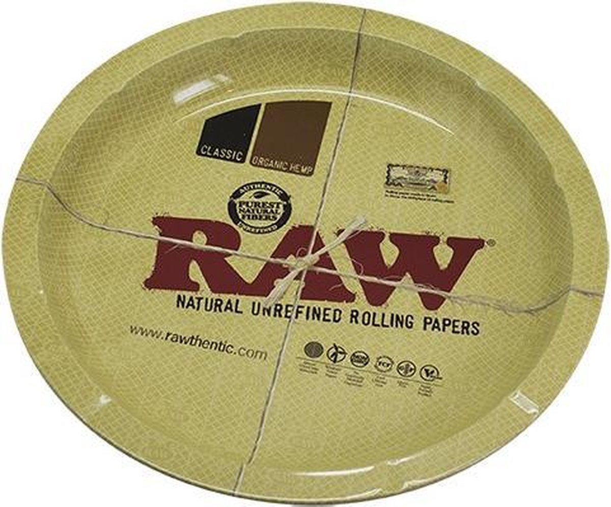 Raw metal ashtray (30